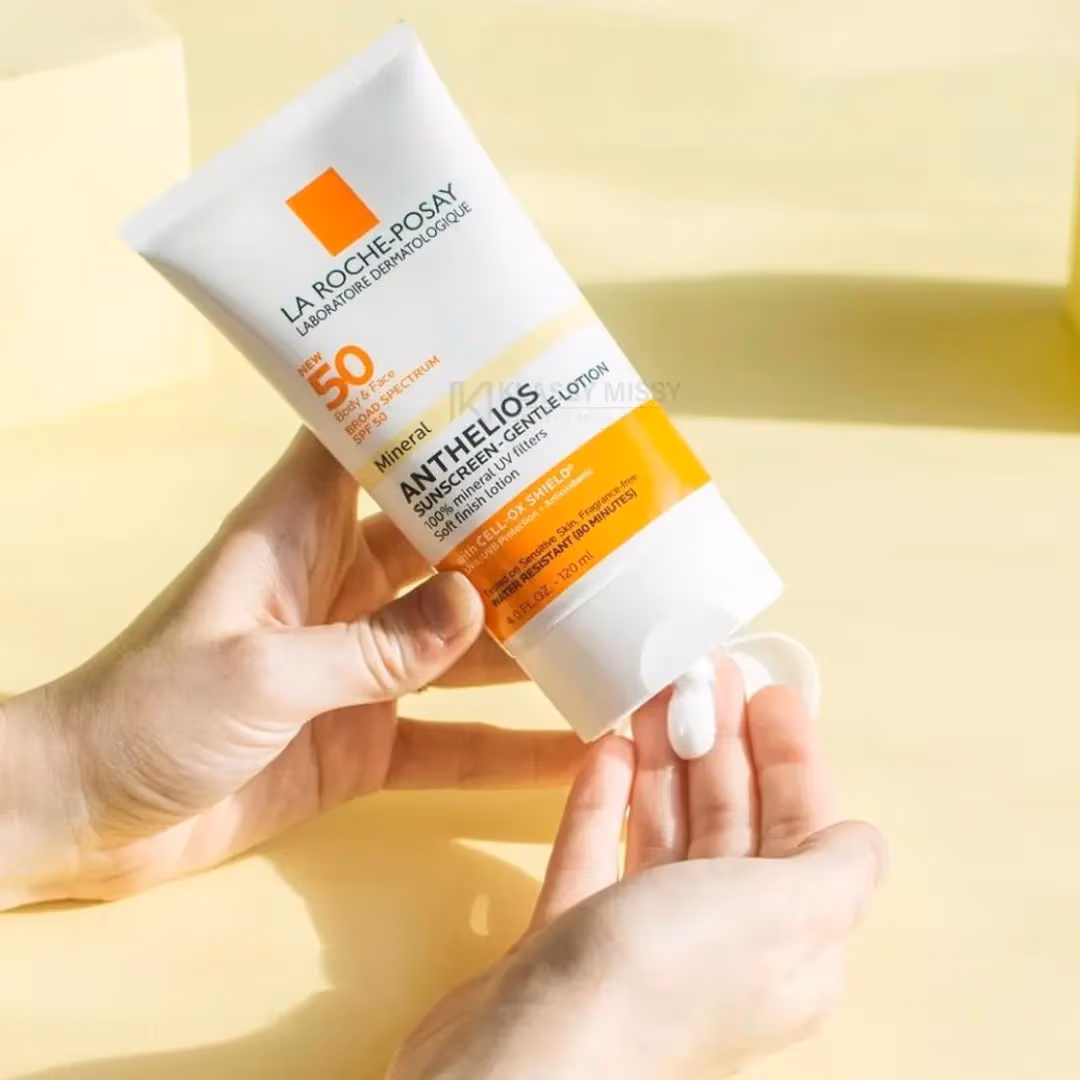 La Roche-Posay Anthelios Body & Face Gentle-Lotion Mineral Sunscreen SPF 50 120ml 3 La Roche-Posay Anthelios Body & Face Gentle-Lotion Mineral Sunscreen SPF 50 120ml - Image 3