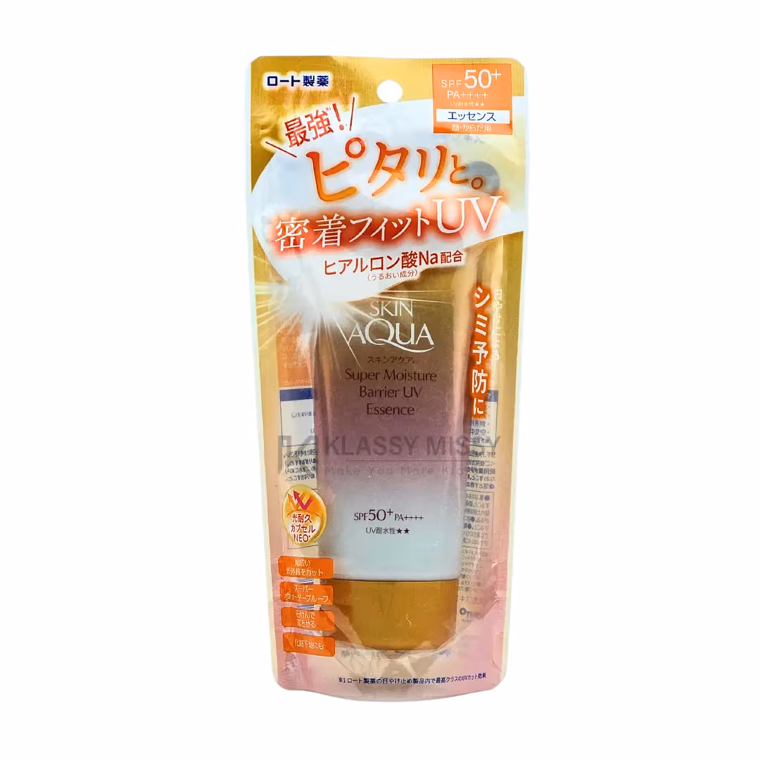 Rohto Skin Aqua Super Moisture Barrier UV Essence SPF 50+ PA++++ - 70g 3 Rohto Skin Aqua Super Moisture Barrier UV Essence SPF 50+ PA++++ - 70g - Image 3